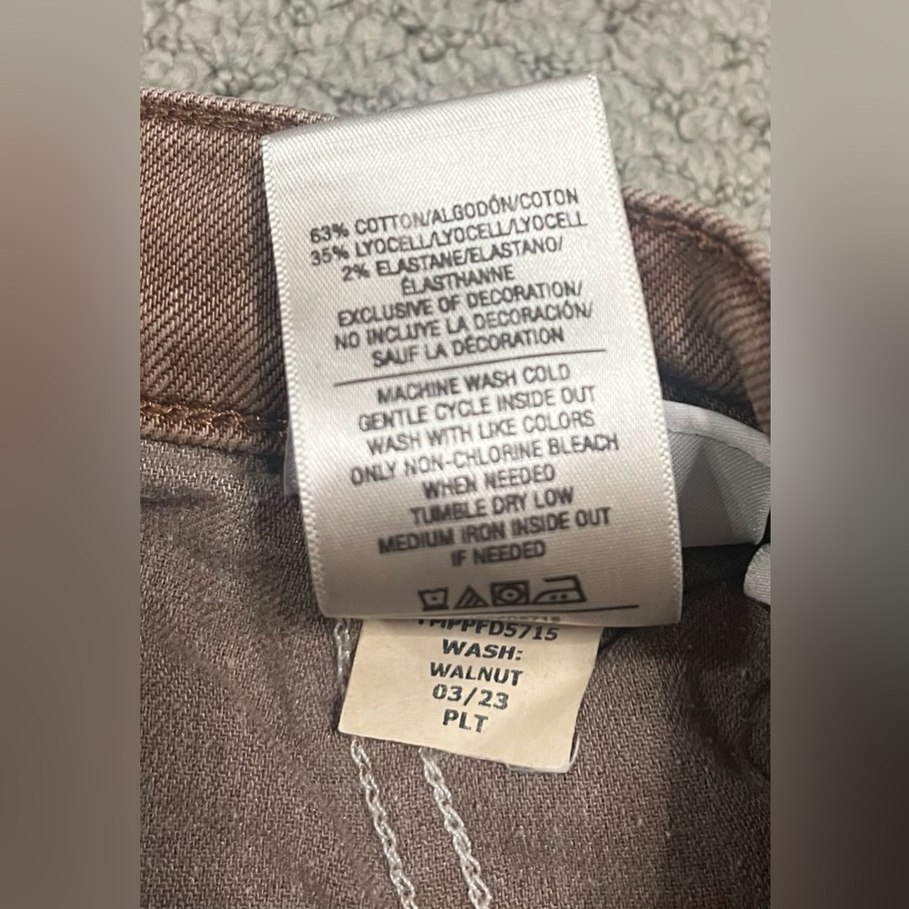 JOE'S JEANS The Molly High Rise Flare Jeans Brown/walnut - Picture 8 of 8
